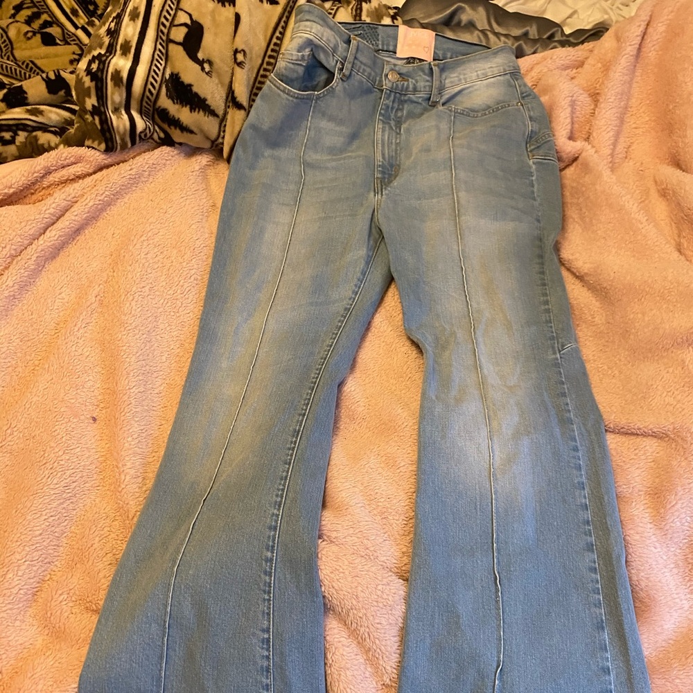 Revice Denim high waisted bell bottom jeans